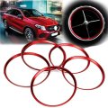 5pcs Air Conditioner Vent Outlet Ring Trim Decor For Mercedes Benz Gla Cla A Class B Auto Car Chromium Styling