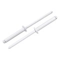 100pcs 1 8 X3 4 Round Head Blind Rivets Zinc-plated Carbon Steel Grip And Mandrel Cap White 