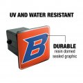 Boise State University Secondary Logo Tow Trailer Hitch Cover Plug Insert 2