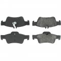 A-partrix 1set Rear Brake Pads Replacement Car Disc Pad Set Fits Mercedes-benz Cl500 2003-2006 Cl550 2007-2014 Cl600 N115 