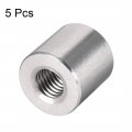 Uxcell Round Connector Nuts M10x20mm Height Sleeve Rod Bar Stud Nut Stainless Steel 304 Pack Of 5
