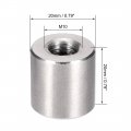 Uxcell Round Connector Nuts M10x20mm Height Sleeve Rod Bar Stud Nut Stainless Steel 304 Pack Of 5
