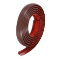 Floor Transition Strip 10ft Self Adhesive Carpet Edging Trim 3 Meter Pvc For Height Less Than 5mm Dark Brown 