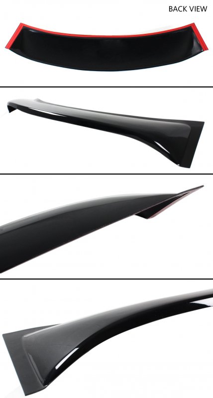 Jdm Smoke Side Door Visor Rear Window For 2001-2005 Es1 Es2 Honda Civic 4