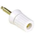 Superior Electric Bp30-10wt-1 Pkg Binding Post Single Larger Stud Nut 30 A 1000 V Gold Plated Brass White 