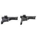 Hecasa Fairing Hinge For 2008-2017 Freightliner Cascadia R4 R5 Top Cabin Mounting Brackets Black Nylon 2pcs