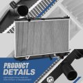 Auto Dynasty Radiator For 2015-2020 Lexus Rc F Dpi 13526 Factory Style 1-row Cooling Aluminum Core