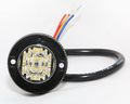 Abrams Sae Class-1 Impact 6 Amber 18w Led Tow Truck Construction Vehicle Hideaway Surface Mount Strobe Warning Light 