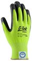 Pip G-tek 3gx 13 Gauge Cut Resistant Coated Work Gloves With Lime Green Diamond Technology Seamless Dyneema Nylon And Lycra 