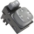 Mirror Switch For Gmc Sonoma 1998 To 2004 4 Male Terminals Pins Type Fits Blazer 2005 And S10 Pickup Black Standard Push Button