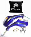 8mm Rear View Mirrors Scooter Moped Gy6 50cc 150cc 250cc Roketa Taotao Blue 