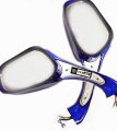 8mm Rear View Mirrors Scooter Moped Gy6 50cc 150cc 250cc Roketa Taotao Blue
