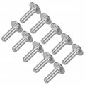 Uxcell Carriage Bolts Neck Bolt Round Head Square 304 Stainless Steel M8x20mm 12pcs