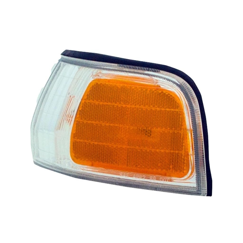 Front Driver Side Marker Light For Honda Accord 1992 1993 Clear Amber Lens With Bulbs Plastic Material Replacement 34350sm4a03
