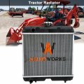 Alloyworks 2 Row Radiator For Kubota Tractor Zd28 B26 B2910hsd B2630hsd B2710hsd B3030hsd 6c170-58520 Zero Turn Mower Zd25f
