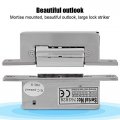 12v Adjustable Narrow-type Electric Strike Door Lock Double Unlock Mode Access Control Intelligent Cathode Safety No Fail