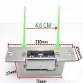 12v Adjustable Narrow-type Electric Strike Door Lock Double Unlock Mode Access Control Intelligent Cathode Safety No Fail
