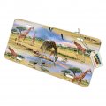Giraffe Family African Animals Pattern Novelty Metal Vanity Tag License Plate