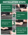Abs Top Rear Tailgate Moulding Trim Fit For 2015-2020d For F-150 Flexible Step