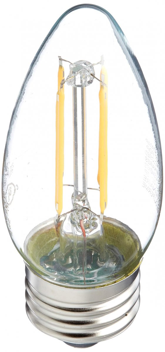 Ge Lighting 23336 5w Clear Blunt Bulb 2 Pack 23 Piece