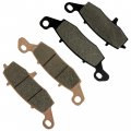 Caltric Front And Rear Brake Pads Compatible With Kawasaki Vulcan 900 Classic V Vn 900 2006-2017