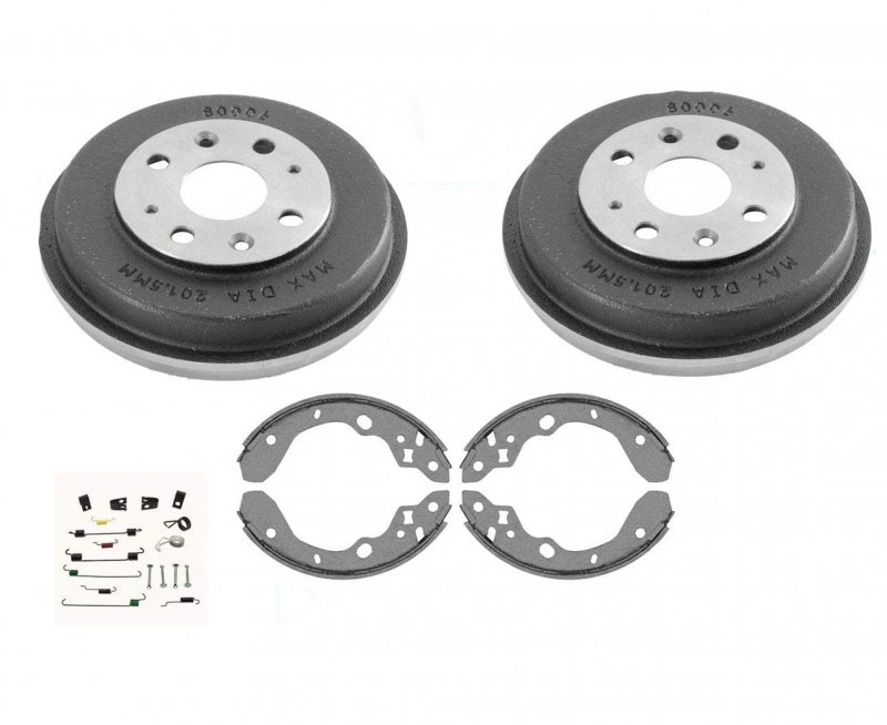 1999-2003 Mazda Protege 2 Brake Drums Shoes And Springs