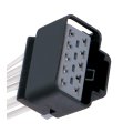Connectors For Cadillac Cts 2008 Glove Box Switch 10 Male Terminal Wire Black Rectangular Blade Pin 17 In Harness 
