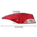 Tail Lamp Light Replacement For Hyundai Elantra 2011-2013 Red Lens Driver And Passenger Side Halogen Brake Outer 924013y000