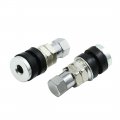 Uxcell 4pcs Tire Caps Tyre Valve Stems With Dust Cap For Car Motocycle