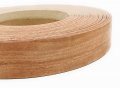 Edge Supply Brand Mahogany 2 X5 Roll Preglued Wood Veneer Banding Flexible Tape Easy Application Iron On With Hot Melt Adhesive