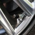 Black Cat In Window Tire Rim Wheel Aluminum Valve Stem Caps