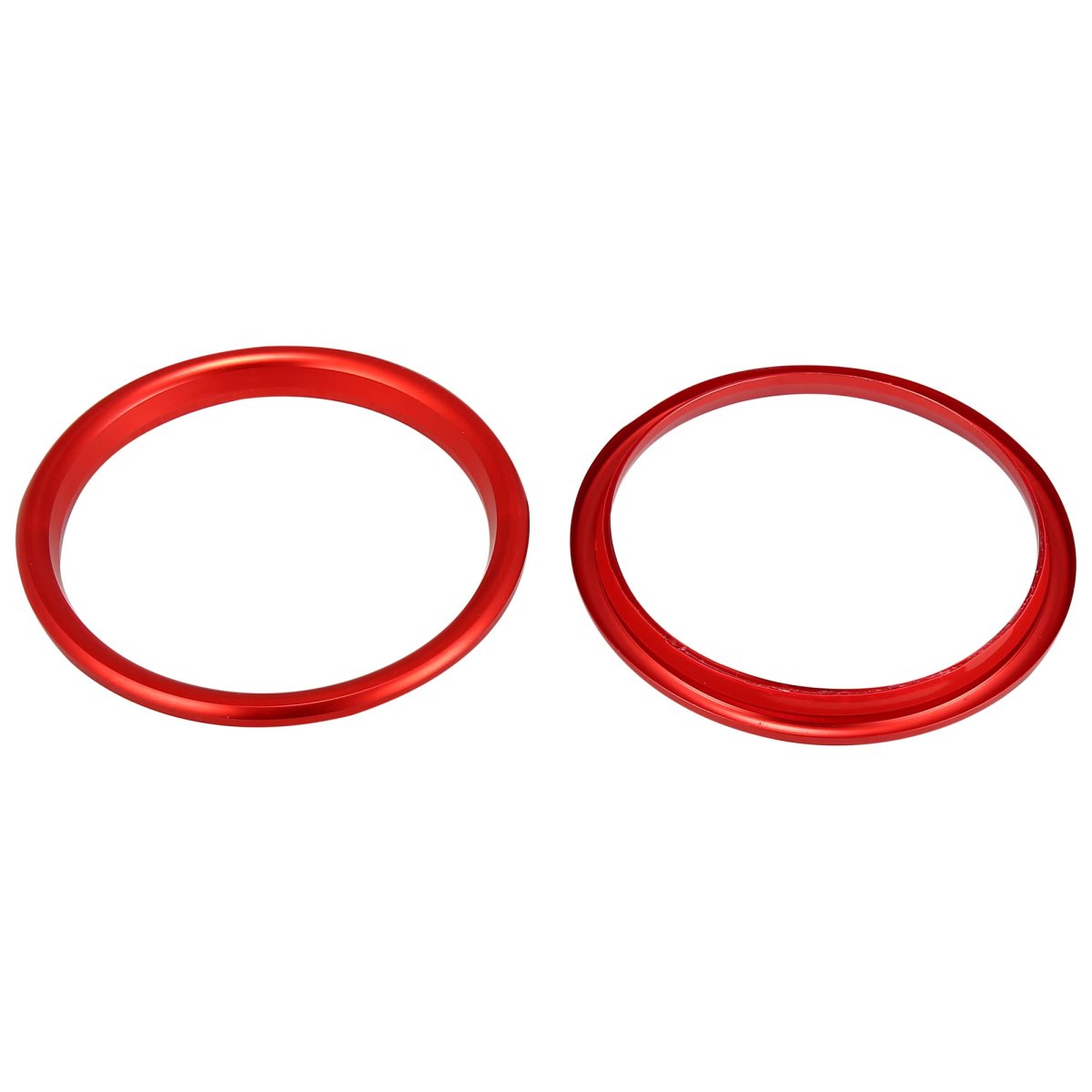 4 Pcs Red Air Conditioner Vent Ring Outer Trim Aluminum Alloy Decoration Cover For Audi A3 S3 Q2l 2013-2021