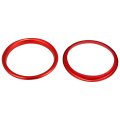 4 Pcs Red Air Conditioner Vent Ring Outer Trim Aluminum Alloy Decoration Cover For Audi A3 S3 Q2l 2013-2021 