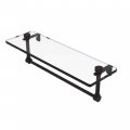 Allied Brass Ns-1 16tb 16 Inch Vanity Integrated Towel Bar Glass Shelf Oil Rubbed Bronze 