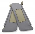 Autoguru Sunvisors Cover Skin Pvc Leather Made For Ford F150 2004-2008 Gray 
