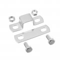Uxcell U Shaped Connector Bracket 20mm X 304 Stainless Steel Bar Security Holder Brackets For Door Window Shed Closed Strut