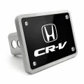 Ipick Image Made For Honda Cr-v Uv Graphic Black Billet Aluminum 2 Inch Tow Hitch Cover