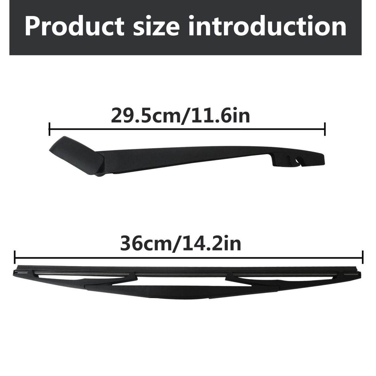 2025 Version 86532ag09c 86532ag09a 76720swa003 Rear Windshield Blade Arm Wiper For 2014-2017 Infiniti Qx50