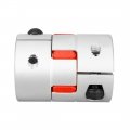 Uxcell 8mm To 19mm Shaft Plum Shaped Coupling Coupler 40mm Diameter 55mm Length