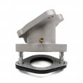 Uxcell Silver Tone Motorcycle Intake Manifold Carburetor Interface Connector For Gn 125