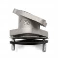 Uxcell Silver Tone Motorcycle Intake Manifold Carburetor Interface Connector For Gn 125