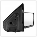 Acanii For 2004-2014 Ford F150 F-150 Pickup Truck Manual Non-heated Original Style View Side Mirror Passenger Black