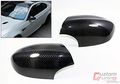 Real Carbon Fiber Side Mirror Cover Caps For 2007-2013 Bmw E90 E92 E93 M3 Coupe Sedan Pair