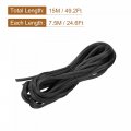 Screen Spline 15m 49 21ft Rubber Sealing Strip Window Retainer 5 5mm Od Black 2 In 1 Combine Type