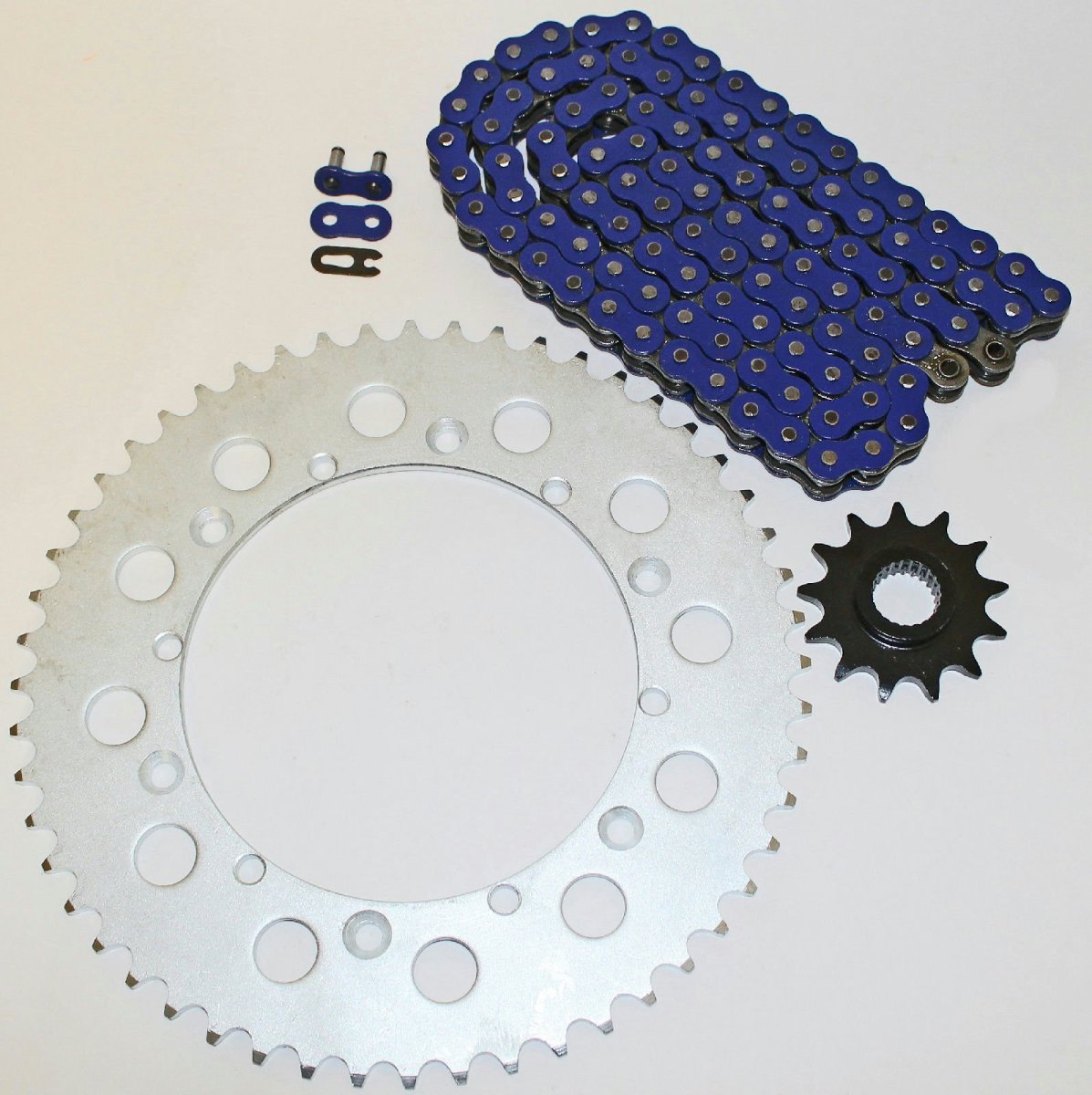 Yamaha Tt-r250 Blue Chain And Sprocket Kit 13 49 110l For 1999 To 2006 Models Steel Front Rear Sprockets With Non O Ring