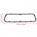 X Autohaux 2 Pcs Rubber Vehicle Valve Cover Gasket Seal For Ford 260 289 302 347 351w Sbf