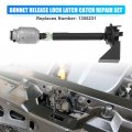 X Autohaux 1 Set Bonnet Release Lock Kit With Latch And 2 Keys No For Ford Focus Mk2 2004-2012