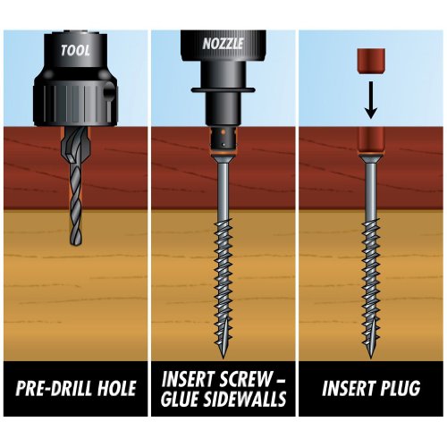 Pro-plug System Plug And Fasteners 100 Pc Kit Jatoba- Plugs 5 16 Diameter