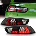 2008-2017 Lancer Evolution Evo-x Black Led Tail Lights Rear Brake Lamps Replacement Assembly Left Right 