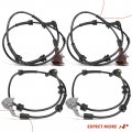 A-premium Abs Wheel Speed Sensor Compatible With Nissan Infiniti Models Armada 2008-2012 Qx56 2008-2010 Front Rear Driver And